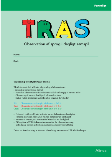 TRAS skema (10 stk.)