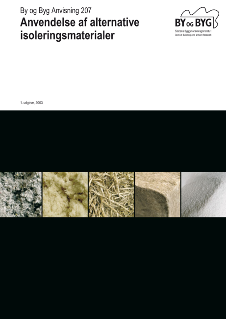 Anvisning 207: Anvendelse af alternative isoleringsmateriale