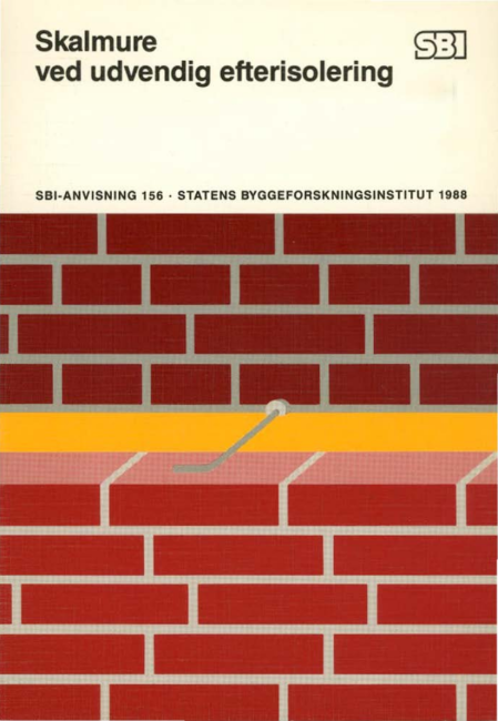 Anvisning 156: Skalmure ved udvendig efterisolering